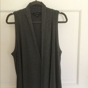 Charcoal knit vest